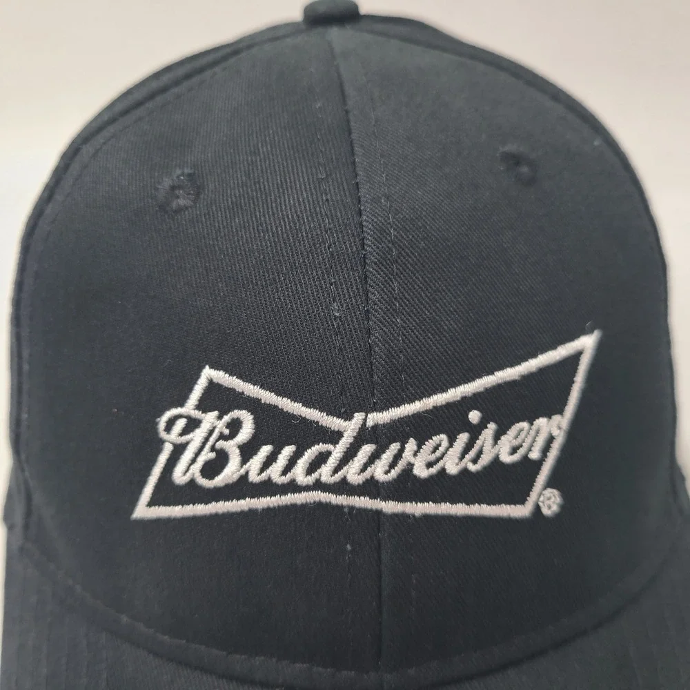 Budweiser Hat Snapback Black White Beermaster Tour Merrimack New Hampshire Men